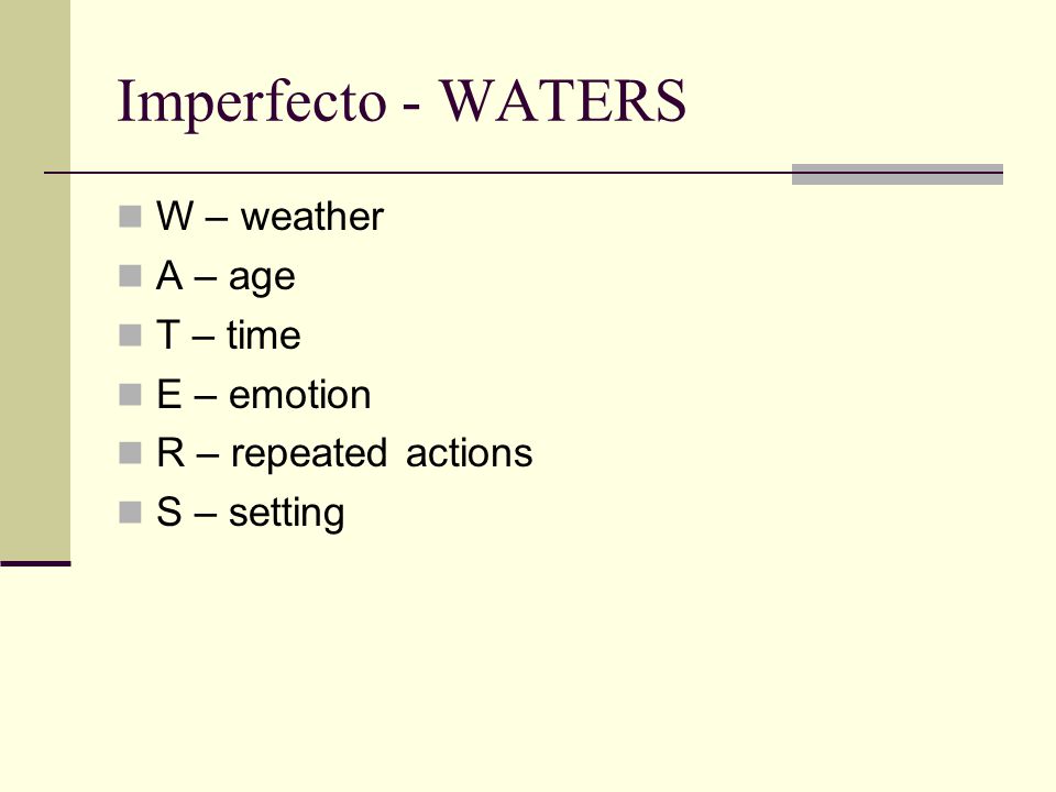 imperfect-spanish-resources